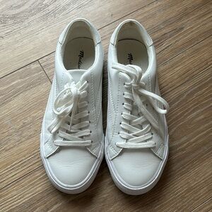 Madewell White Leather Sneakers